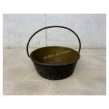 Brass Apple Butter Bucket with Handle