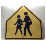 Reflective School Crossing Sign