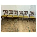 Six Lyre-Back Chairs