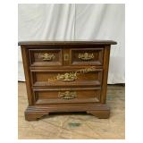 Three-Drawer Wooden Chest