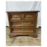 Solid Wood Three-Drawer Chest