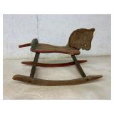 Wooden Childï¿½s Rocking Horse