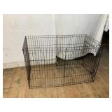 Foldable Metal Pet Playpen With Gate