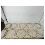 12 Vintage Metal Floral Wreath Frames