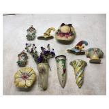 Wall Pocket and Plaques