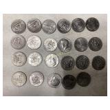 23 Kennedy Half Dollars