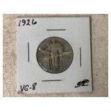 1926 Standing Liberty Silver Quarter
