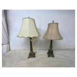 Decorative Table Lamps with Beige Shades