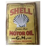 Shell Motor Oil Metal Sign