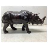 Carved Wooden Rhinoceros