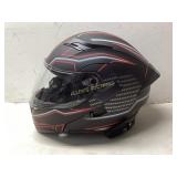 Matte Black Modular Motorcycle Helmet
