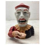 Cast Iron Clown Mechanical Bank