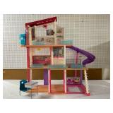 3 Story Dollhouse with Slide and Furniture