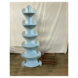 Corner Shelf and Wooden Magazine Rack