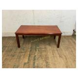 Wood Coffee Table with Cherry Finish