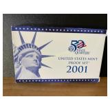 2001 United States Mint Proof Set