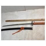 Sword with Black Scabbard