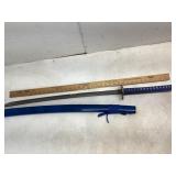 Katana Sword with Blue Handle and Sheath