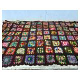 Granny Square Crochet Blanket