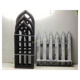Wood Gothic Arch and Fence Panels
