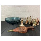 Decorative Items and Small Bottles