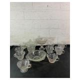 Pressed and Cut Glass Tableware