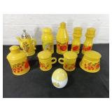 Yellow Avon Containers