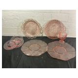 Pink Depression Glass Tableware