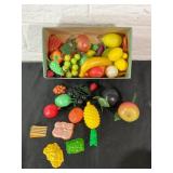 Plastic Toy Fruits and Vegetables