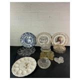 Decorative Plates and Glassware
