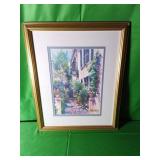 Framed and Signed Art Print with Matted Presentati