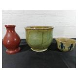 Three Ceramic Pottery Items