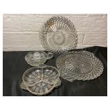Pressed Glass Tableware Assortment
