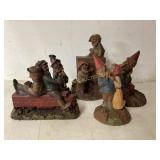 5 Tom Clark Gnome Figurines