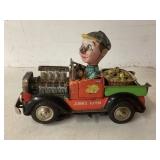 Tin Lithograph Wind-Up Truck by Marusan
