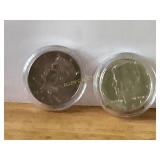 1964 and 2014 Kennedy Half Dollars
