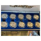 1964 Silver Binion Sampler Set of 10 Coins