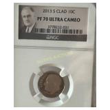 2013 S Clad Roosevelt Dime, PF70 Ultra Cameo