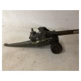 Metal Cannon with Rotating Wheels