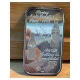Coca-Cola 75th Anniversary Silver Bar