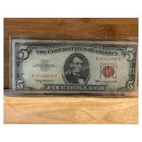 1934 $5 United States Note with Red Seal