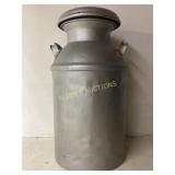 Metal Milk Can with Lid Marked ï¿½Buhlï¿½