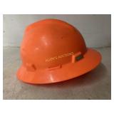 MSA Orange Hard Hat with Suspension System