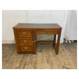 Young-Hinkle Wooden Desk with Leather Top