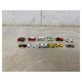12 Die-Cast Vehicles