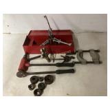 Tools With Red Metal Case