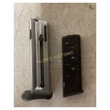 Two Pistol Magazines, Metal Construction