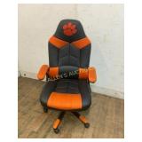 Black and Orange Clemson-Themed Office Chair