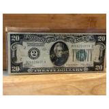 1928 $20 Federal Reserve Note, Series A