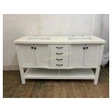 Double Basin Vanity with Marble Top